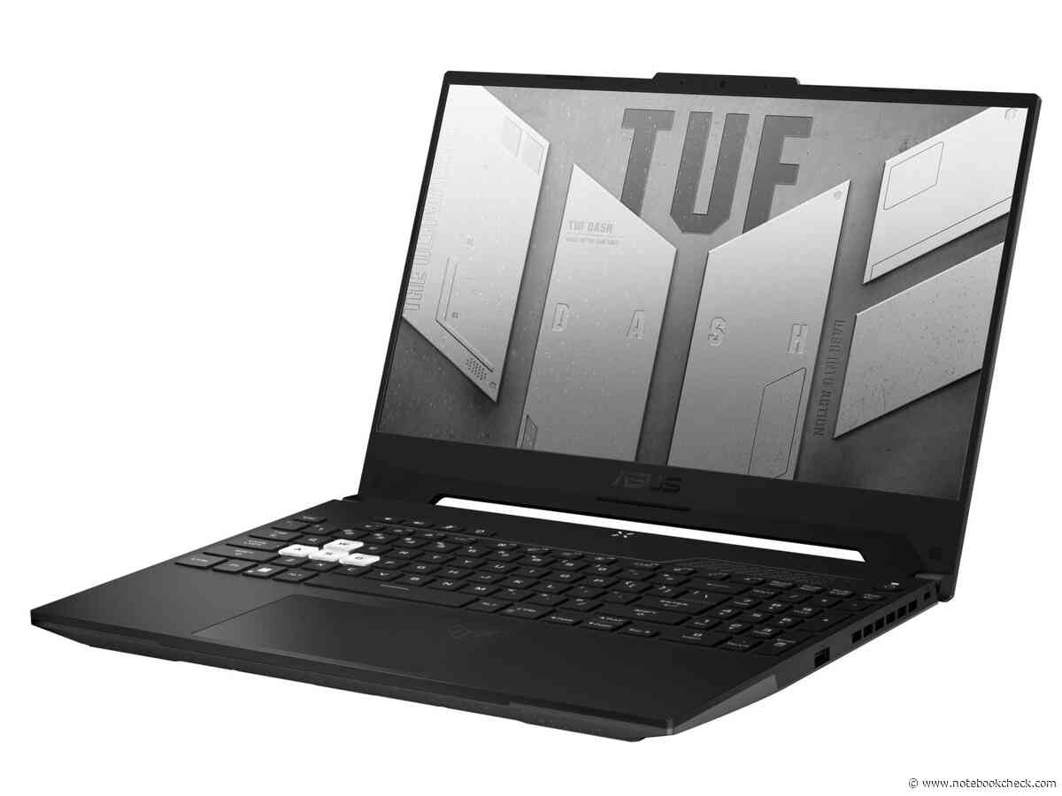 Asus TUF Dash F15 FX517ZR: 2-kg-Gaming-Notebook mit abschaltbaren E-Kernen - Notebookcheck.com