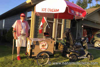 Mobility scooter ice cream man is making B.C. kids smile - Nanaimo Bulletin