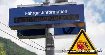 Felshang-Sanierung: Keine Züge zwischen Fürth und Weinheim - Echo Online