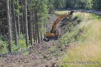 Bauarbeiten für neuen Radweg bei Eibenstock haben begonnen - freiepresse.de