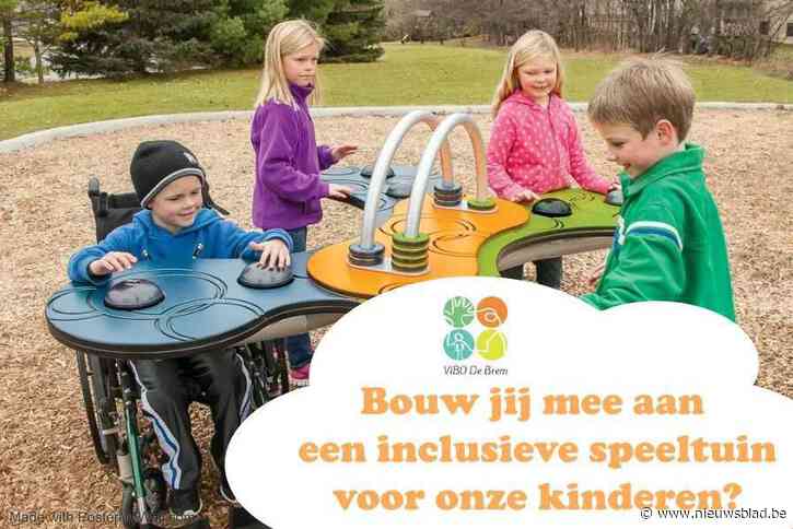 Handelaars helpen VIBO De Brem aan inclusieve speeltuin