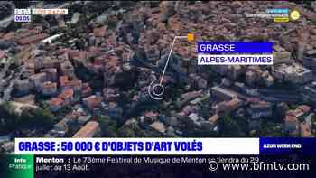 Grasse: 50.000 euros d'objets d'art volés, quatre hommes en garde à vue - BFMTV