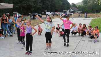Höfener Sommerfest:: Musiksynchrone Feuer- und Licht-Effekt-Show begeistert