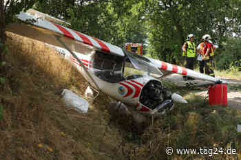 Flugzeugabsturz in der Nähe von Dresden: Pilot legt Bruchlandung hin - TAG24