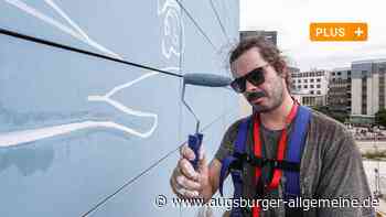 Friedensfest: Neues Wandbild entsteht am Hauptbahnhof