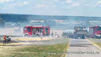 Flächenbrand bei Spielberg: Wind und Trockenheit befeuern die Flammen