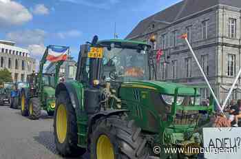 Boeren uit Heuvelland protesteren in Maastricht vlakbij Andr... - De Limburger