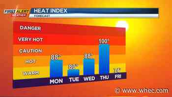 First Alert Forecast: The Heat Builds For the First Week of August