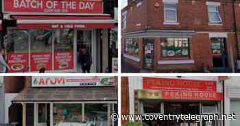 All the Coventry businesses handed a one-star food hygiene rating in 2022 - Coventry Live