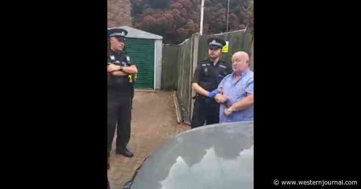 Veteran Posts Four 'Pride' Flags Online, Cops Arrest Him After Seeing How They Were Arranged