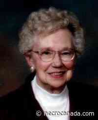Alma Fraser 1924 2022 - Nécrologie Canada