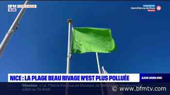 Nice: la plage Beau virage n'est plus polluée - BFMTV