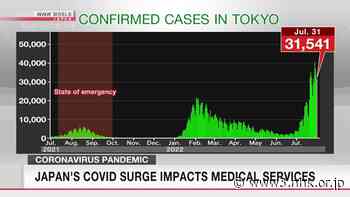Tokyo reports 31,541 new cases of coronavirus - NHK WORLD