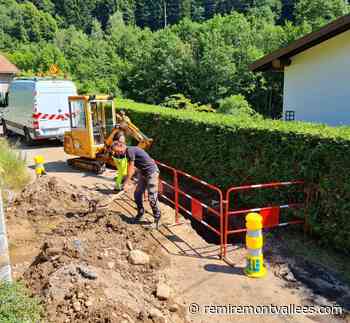 La Bresse – Une importante fuite d'eau réparée ce dimanche dans le chemin du Freituz - Remiremontvallées.com