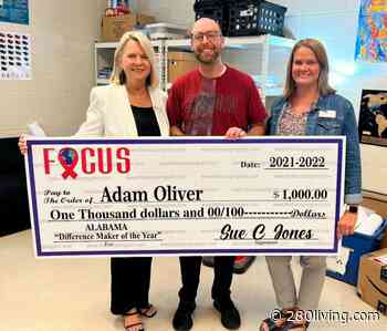 FOCUS awards Chelsea High School teacher Adam Oliver 2022 Difference Maker Award - 280 Living
