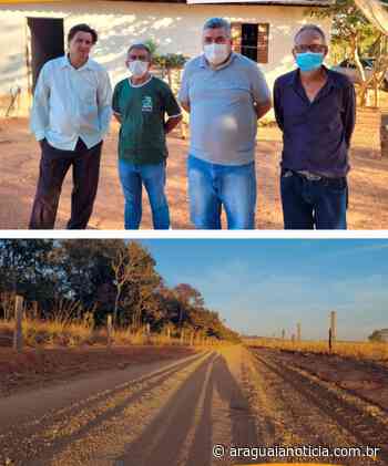 Prefeito Adilson visita região rural do Ouro Fino em Barra do Garças e vistoria resultado das obras em estradas vicinais - Araguaia Notícia