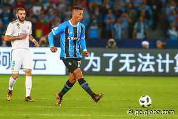 Brusque tenta a contratação do atacante Lucas Barrios, ex-Grêmio e Palmeiras - Globo