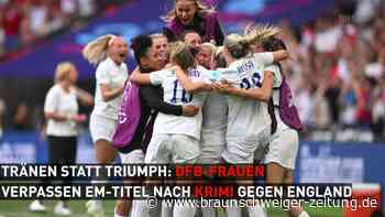 DFB-Frauen verlieren Final-Kampf von Wembley