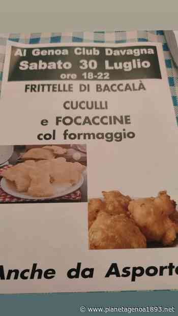 Tutti a cena al Genoa Club Davagna - PianetaGenoa1893 - Pianetagenoa1893.net