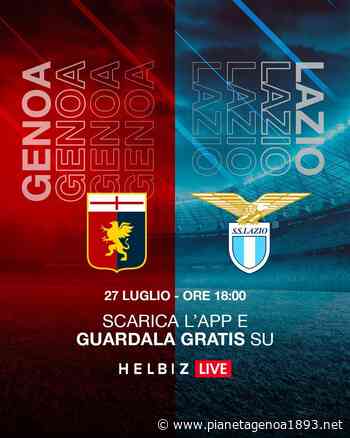 Genoa-Lazio gratis su Helbiz - PianetaGenoa1893 - Pianetagenoa1893.net