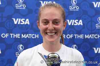 Euro 2022: Haslingden High School's Keira Walsh named player of the match