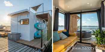 These Floating Villas Are 2.5 Hours From Ottawa & You Can Lounge In A Hot Tub On The Water - Narcity Canada