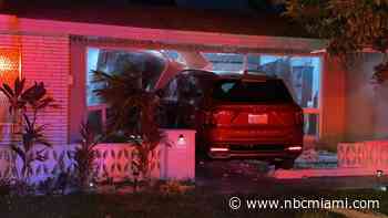 No Injuries Reported After Car Crashes Into Pembroke Pines Home