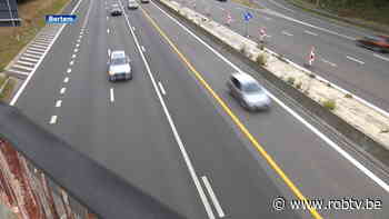 Tot een half uur aanschuiven op de E40 in Bertem door werken aan nieuwe geluidsschermen - ROB-tv