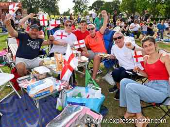 England fans watch historic European Championship final on Sandwell Valley's big screen - Express & Star