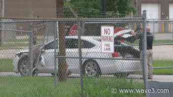 Man arrested after police pursuit that ended at JCPS bus compound - WAVE 3