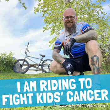 Lacombe cyclist Steven Bedford surpasses fundraising goal for kids with cancer - Lacombe Express
