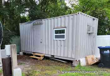 This shipping container shed is renting for $900 a month in Orlando - Orlando Weekly