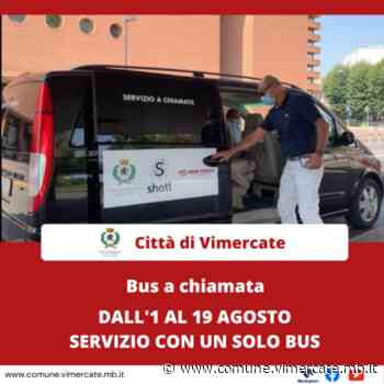 Bus a chiamata, in agosto servizio modificato - Città di Vimercate - Città di Vimercate