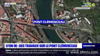 Lyon: des travaux sur le pont Georges Clémenceau, la circulation perturbée jusqu'en septembre - BFMTV