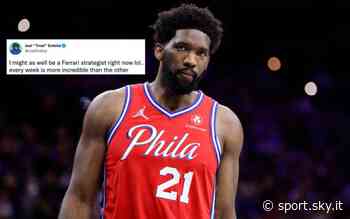Formula 1, anche Joel Embiid non si spiega la strategia Ferrari a Budapest - Sky Sport
