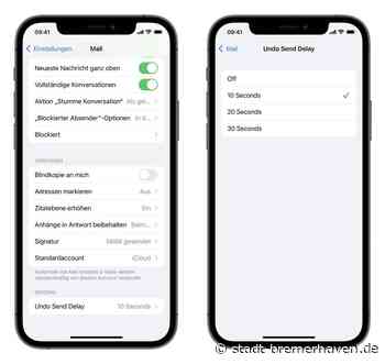 iOS 16 und Apple Mail: „Senden rückgängig machen“ einstellen - Caschys Blog