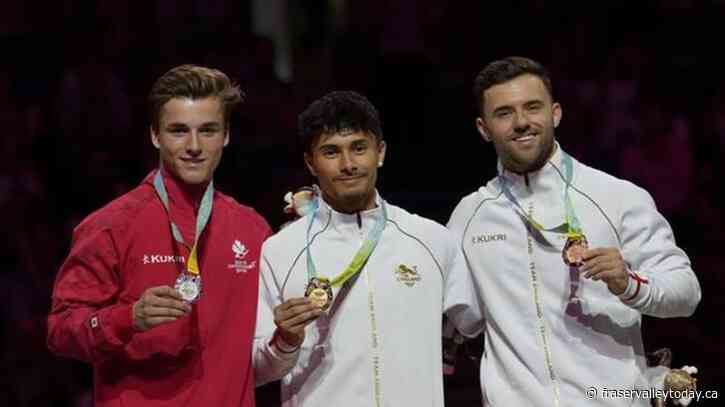 Canadian gymnast Dolci takes silver in men’s floor event at Commonwealth Games