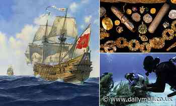 Treasure trove of new artefacts discovered from legendary 17th century shipwreck
