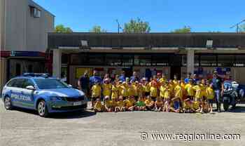 Guastalla, bimbi del centro estivo a scuola di educazione stradale. FOTO - Reggionline