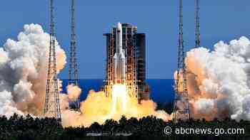 China says remains of rocket booster fall to Earth