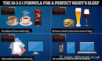 The '10-3-2-1 formula' for a PERFECT night's sleep