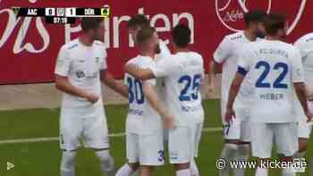 Becker kontert Uzelacs Traumtor: Düren entführt Punkt aus Aachen - kicker