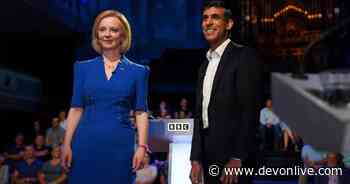 Rishi Sunak and Liz Truss in Exeter tonight as Tory leadership race continues - Devon Live