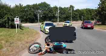 'Dangerous' Exeter scrambler rider caught by police after chase - Devon Live