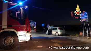 Scontro auto con autospurgo a Copanello, ferito giovane conducente - Soverato Web