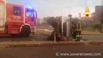 Minibus si ribalta a Catanzaro, cinque feriti - Soverato Web