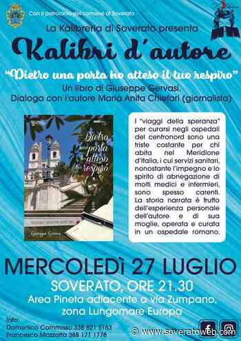 Stasera a Soverato la presentazione del libro “Dietro una porta ho atteso il tuo respiro” - Soverato Web