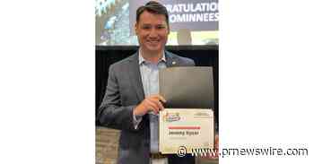 SCIENTIFIC GAMES' JEREMY KYZER RECOGNIZED BY NORTH AMERICAN LOTTERY INDUSTRY WITH POWERS AWARD