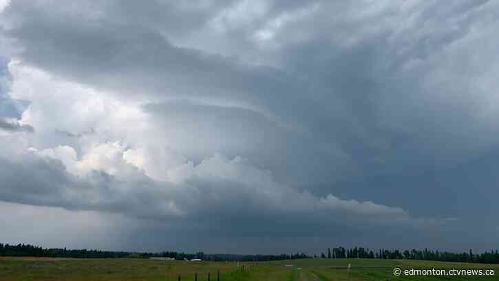 Alerts issued for severe storms in west central Alberta