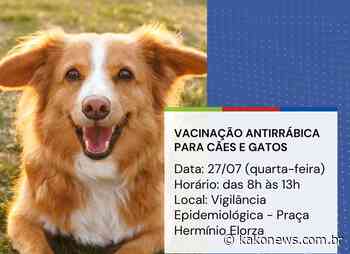 Prefeitura realiza nova etapa de vacinação antirrábica em Osvaldo Cruz - KakoNews